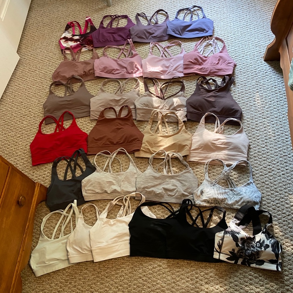 Lululemon Sports Bra Collection 🦄